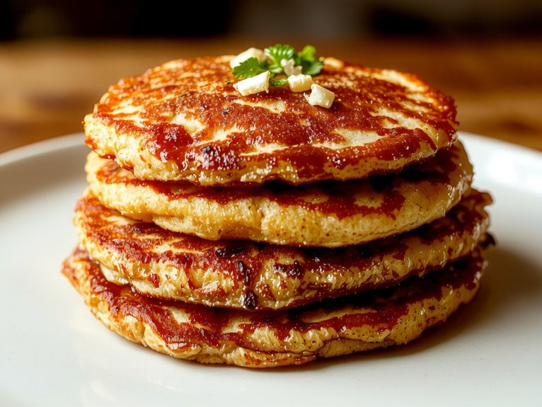 Roasted Beet Salad 1 crispy golden potato pancakes