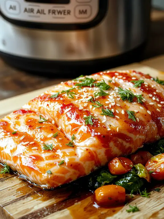 crispy healthy salmon dish