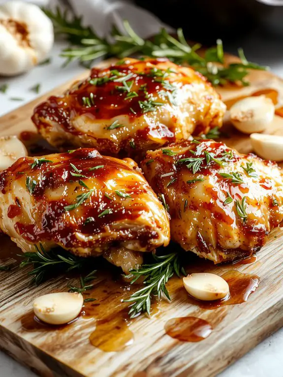 The Best Homemade Chicken Thighs Recipe 3 crispy juicy garlic chicken