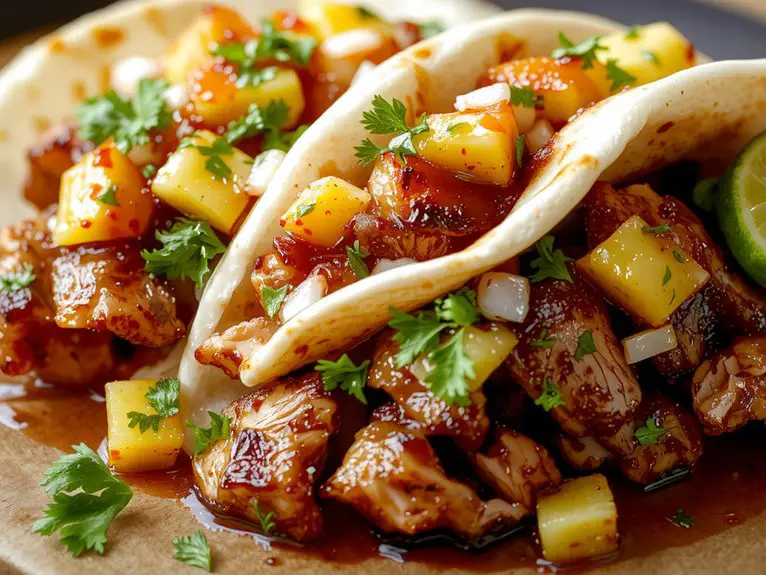 Crock Pot Mississippi Chicken Sliders Recipe 1 crispy pork pineapple tacos