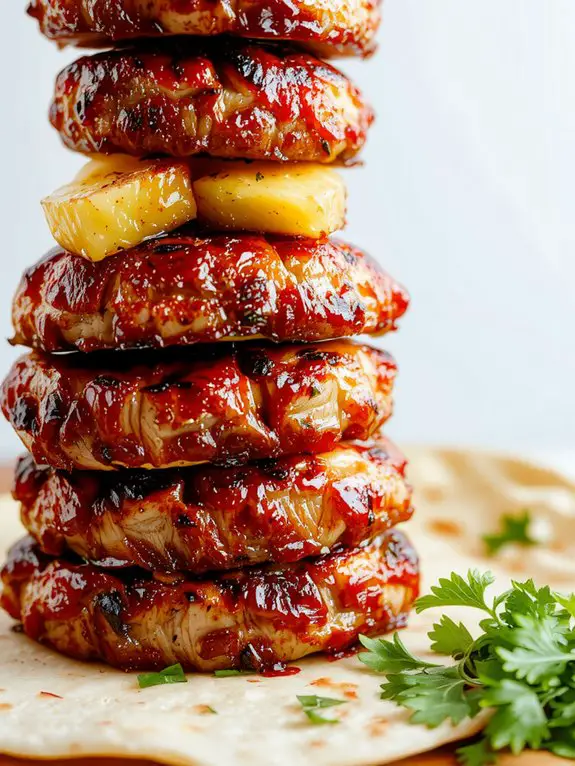 The Best Homemade Al Pastor Recipe 3 crispy pork pineapple tacos