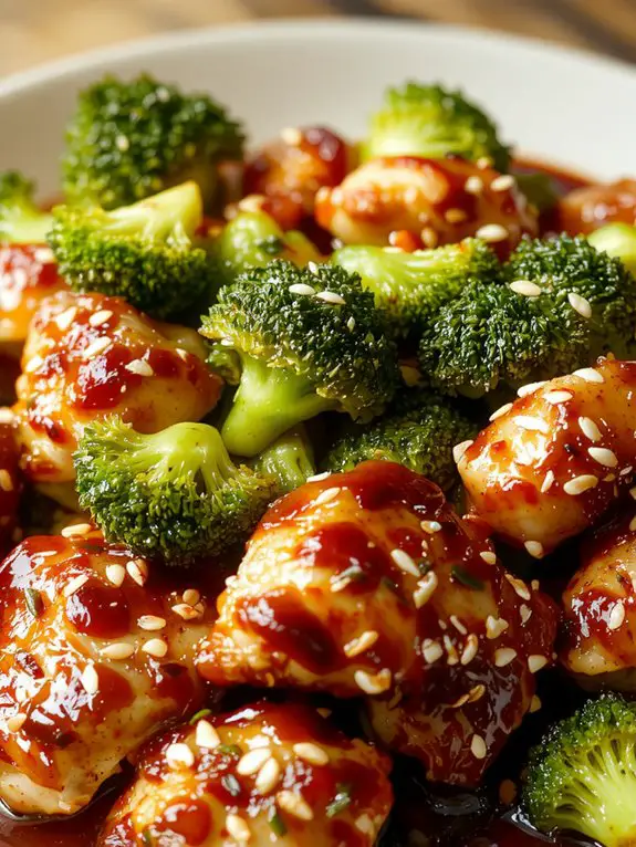 crispy sweet sesame chicken