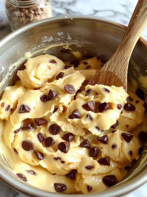 delicious homemade cookie dough