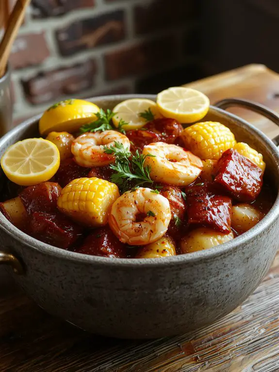 delicious homemade shrimp boil