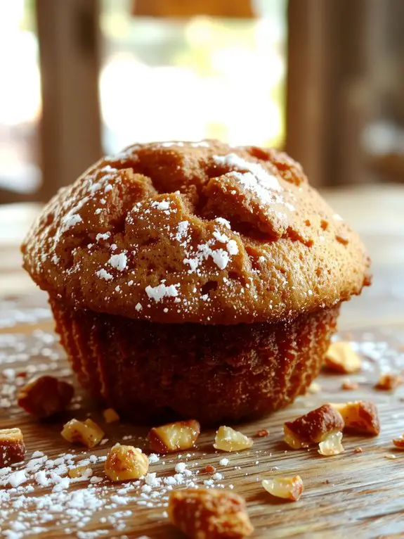 delicious spiced pumpkin muffins
