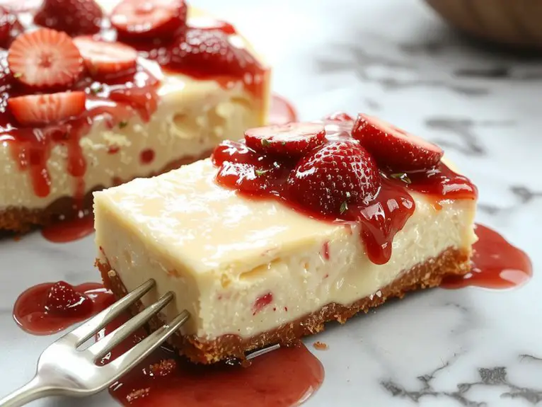 The Best Homemade Strawberry Cheesecake Recipe 2 delicious strawberry cheesecake delight iqazi