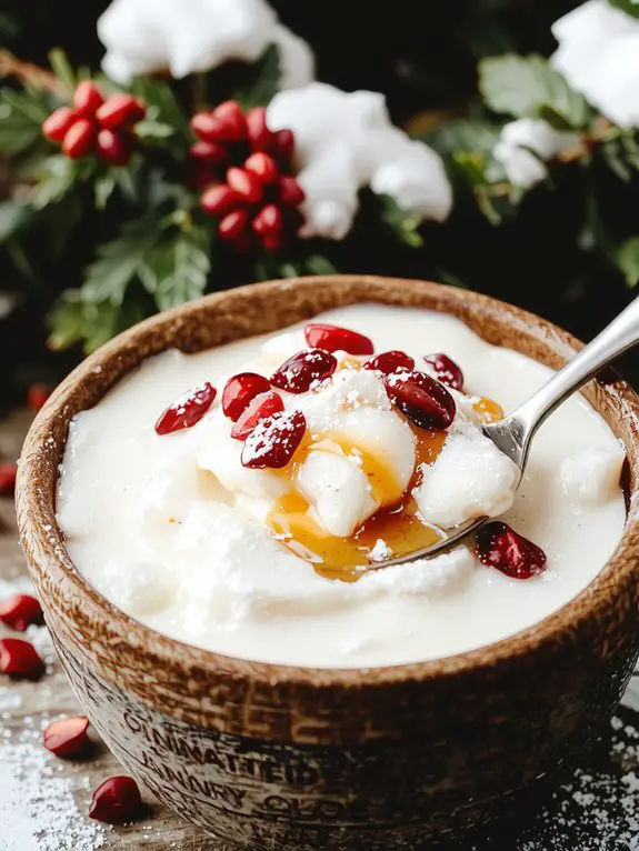 delicious winter dessert treat