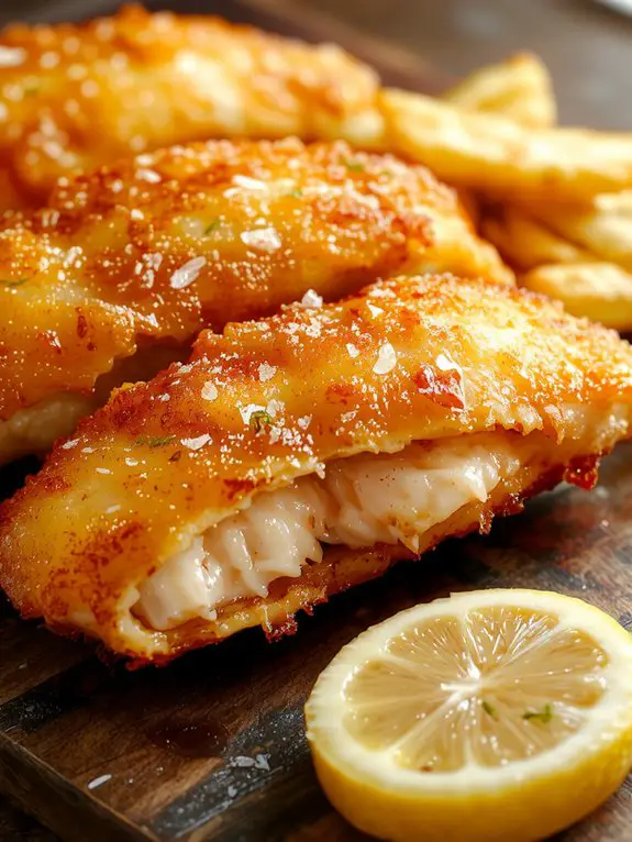 The Best Homemade Fish and Chips Recipe 3 drain avoid stacking steam