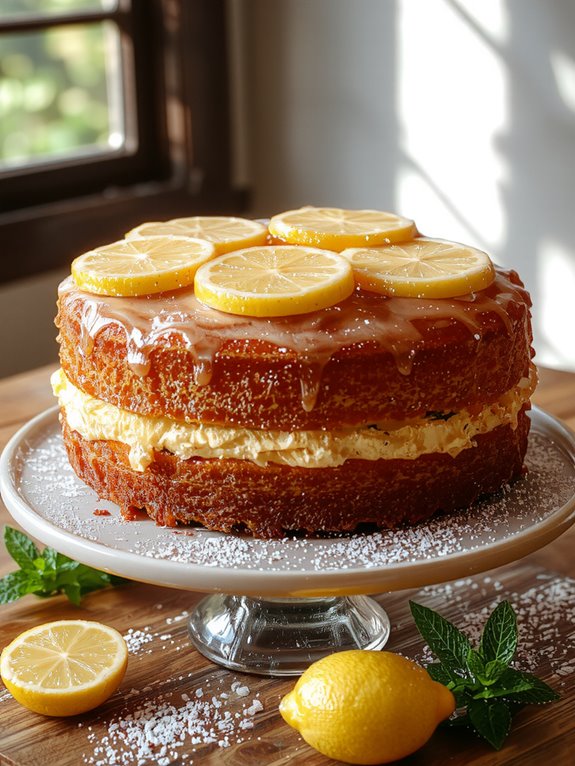 The Best Homemade Lemon Cake Recipe 3 evenly mix lemon cake