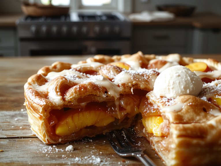 The Best Homemade Peach Pie Recipe 2 flaky crust fresh peaches r8waw
