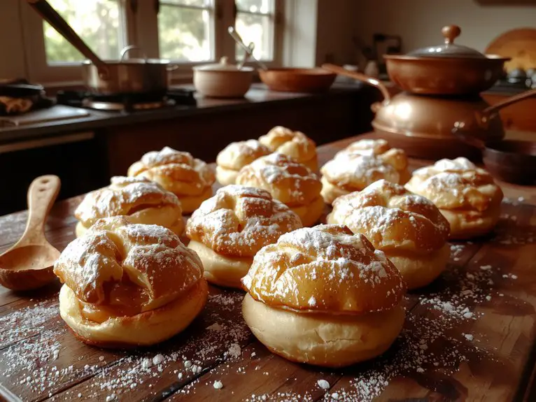 The Best Homemade Cream Puff Recipe 2 flaky pastry delicious filling ir4jt
