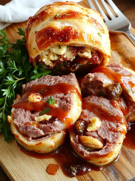 The Best Homemade Braciole Recipe 3 flatten fill roll simmer