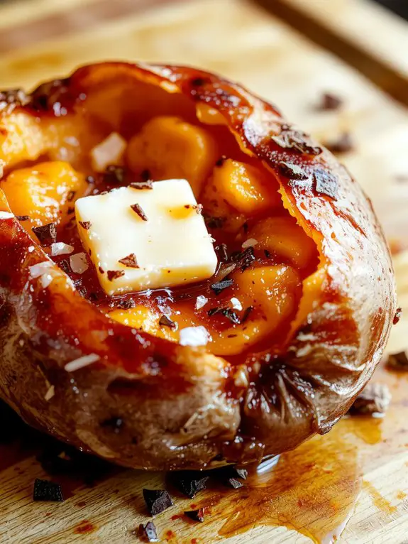 flavorful baked sweet potato