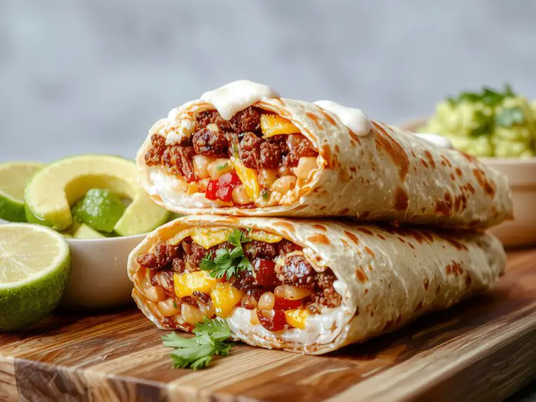 The Best Homemade Burrito Recipe 2 flavorful beans rice wrap 6ghmr