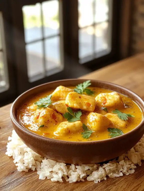 flavorful chicken curry creation