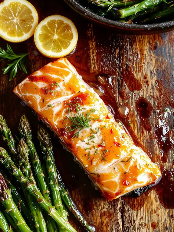 flavorful grilled salmon dish