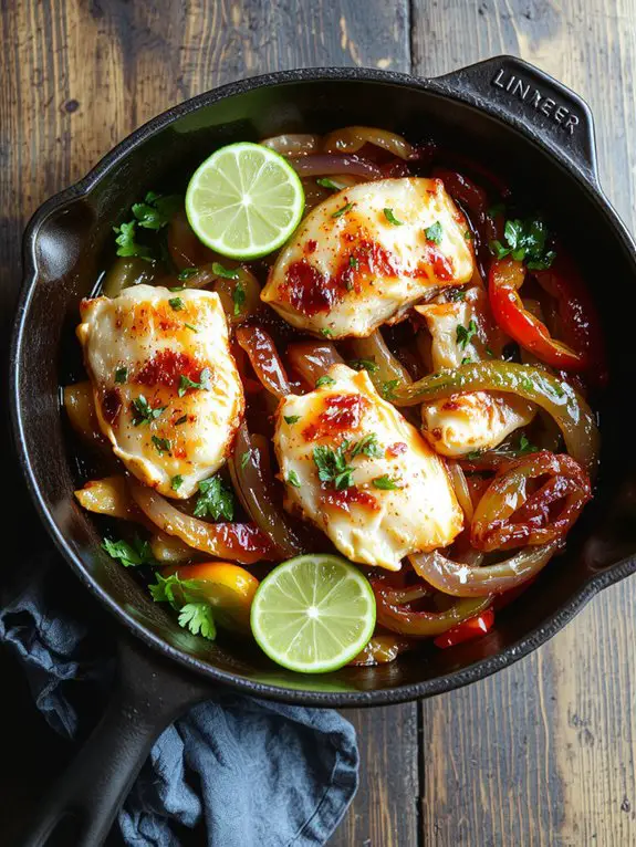 flavorful spiced chicken strips