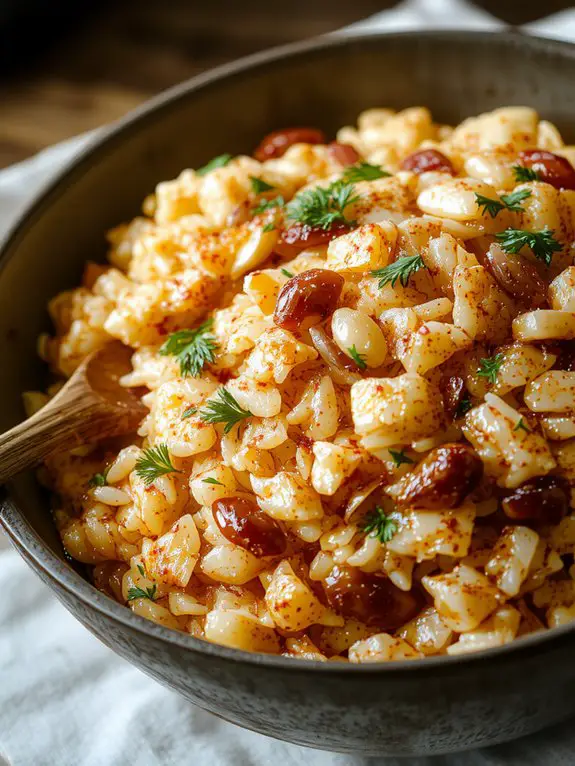 fluffy flavorful rice dish
