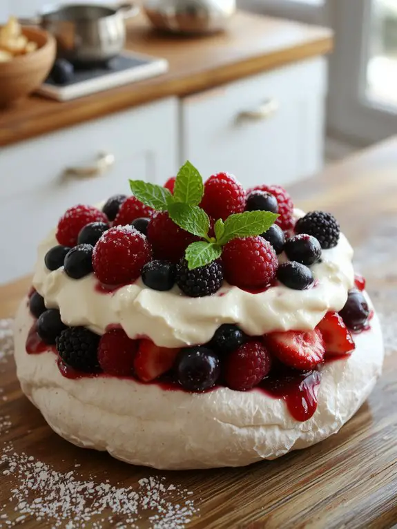fluffy meringue dessert recipe