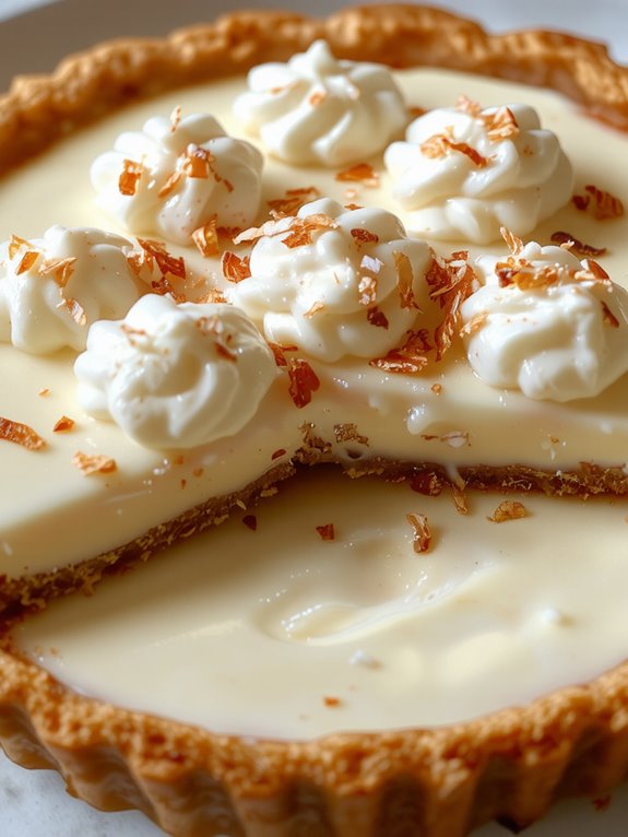 The Best Homemade Coconut Cream Pie Recipe 3 fluffy whipped cream topping
