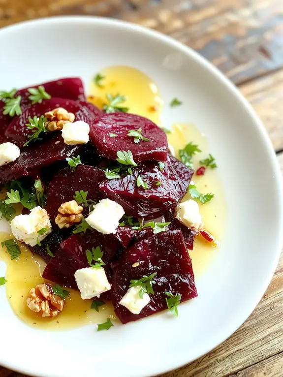 fresh beets creamy dressing