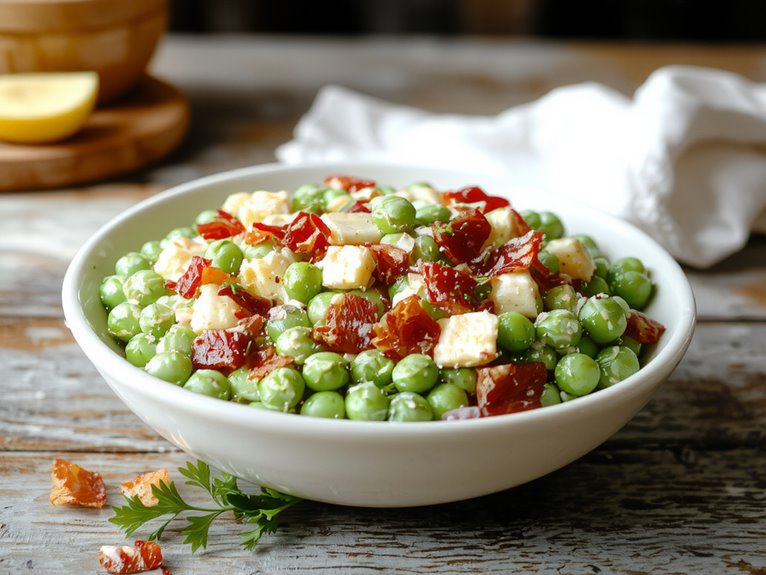 The Best Homemade Pea Salad Recipe 2 fresh creamy simple delicious 1s7le