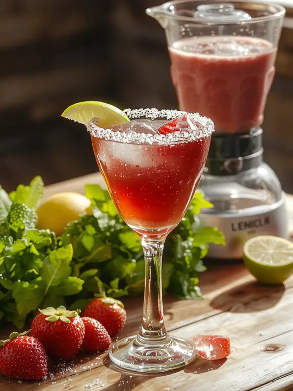 fresh strawberry cocktail recipe