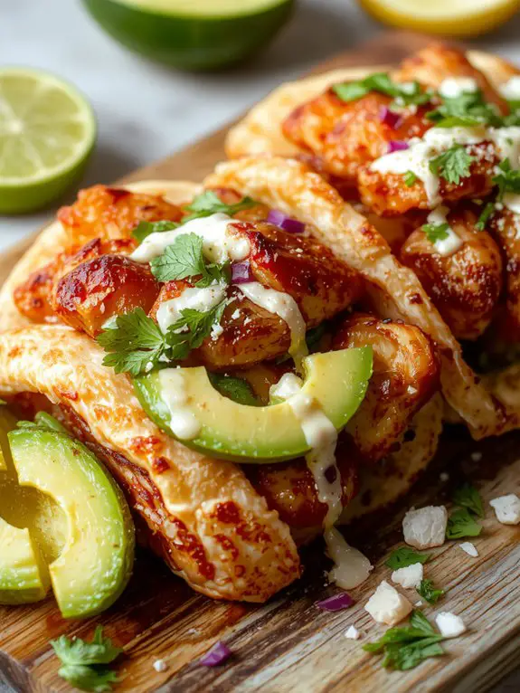 The Best Homemade Chicken Tacos Recipe 3 fresh tacos assemble last
