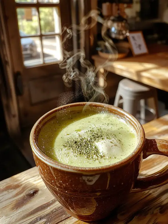 The Best Homemade Matcha Latte Recipe 3 froth warm smooth serve