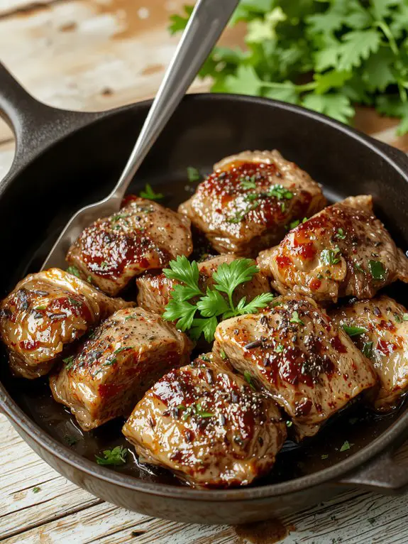 The Best Homemade Steak Bites Recipe 3 garlic butter steak bites