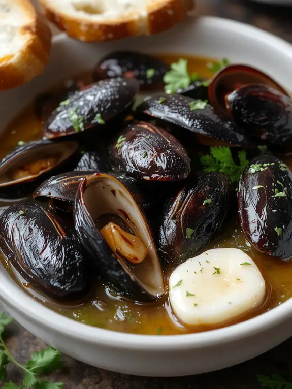 The Best Homemade Mussels Recipe 3 garlicky white wine mussels