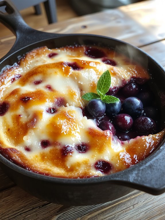 The Best Homemade Blueberry Cobbler Recipe 3 golden brown bubbling cobbler