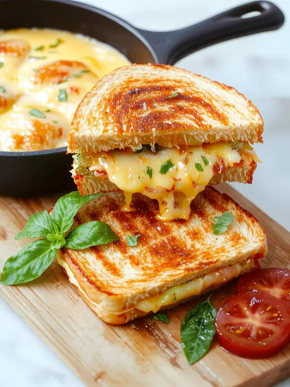 The Best Homemade Grilled Cheese Recipe 3 golden brown melted cheese