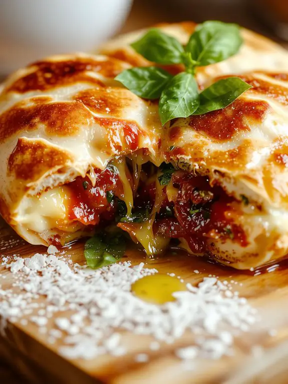 The Best Homemade Calzone Recipe 3 golden crispy cheesy delight