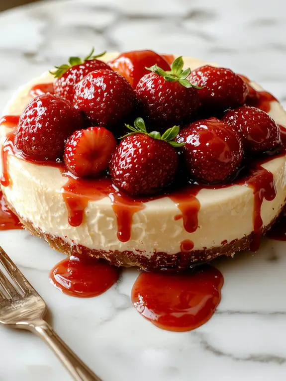 The Best Homemade Strawberry Cheesecake Recipe 3 gradual cooling prevents cracks