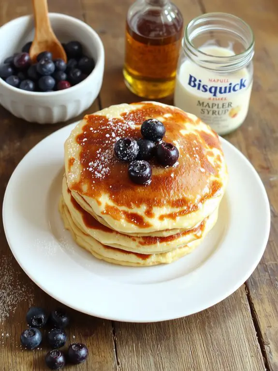 The Best Homemade Bisquick Pancake Recipe 3 grease pour cook flip