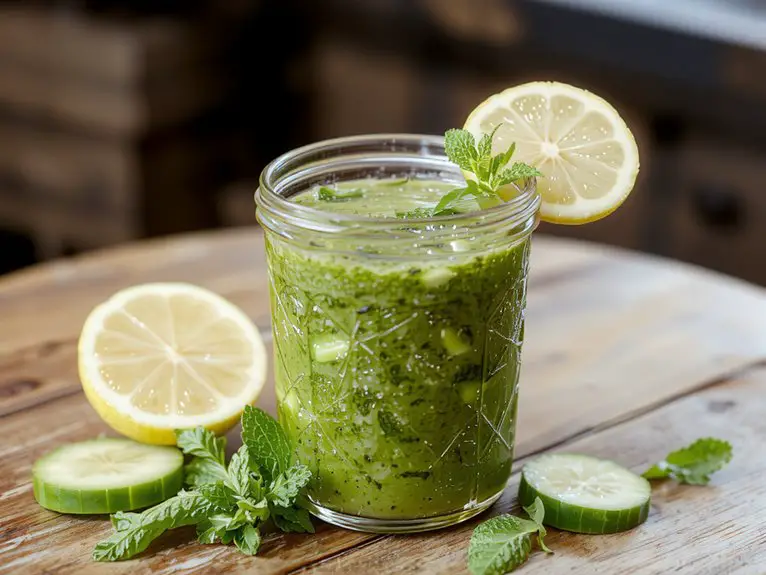 The Best Homemade Green Juice Recipe 2 healthy fresh vegetable blend 5obml