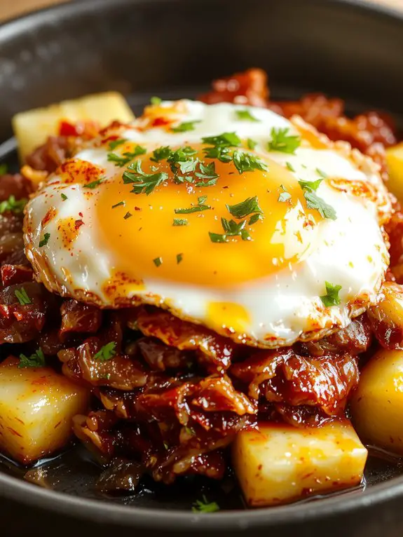 hearty breakfast comfort food