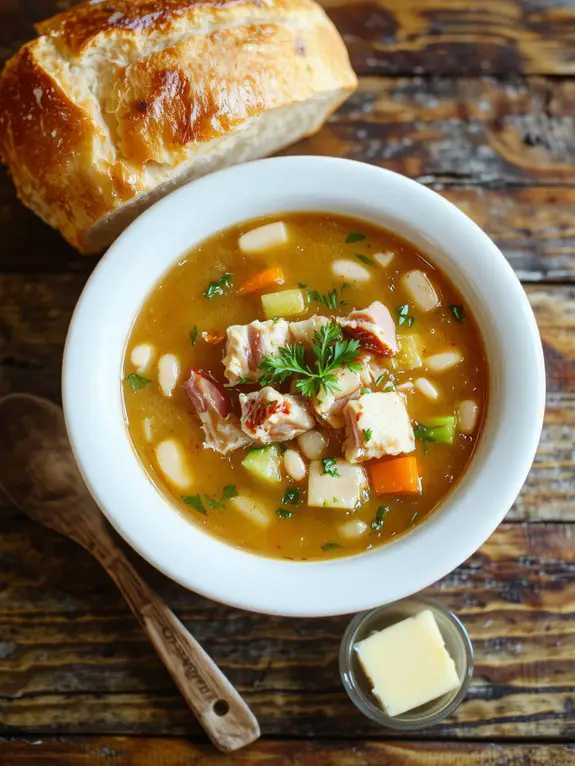 hearty ham bean soup