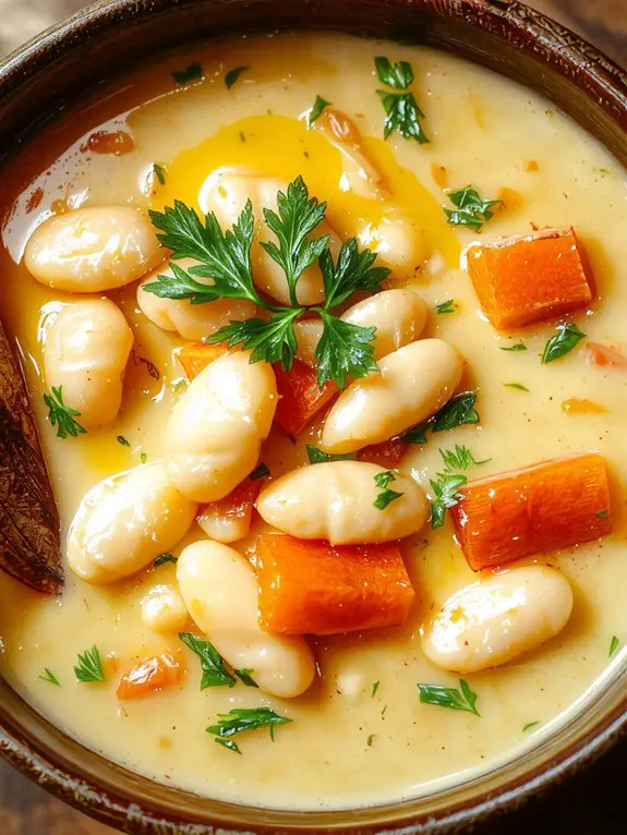 hearty homemade bean soup