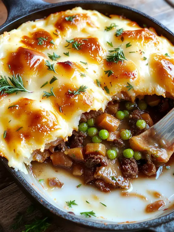 hearty meat potato bake
