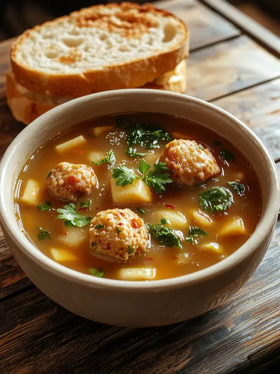hearty meatball soup recipe