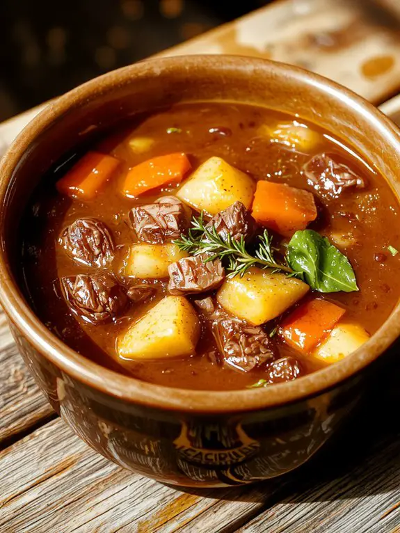 hearty slow cooked comfort food