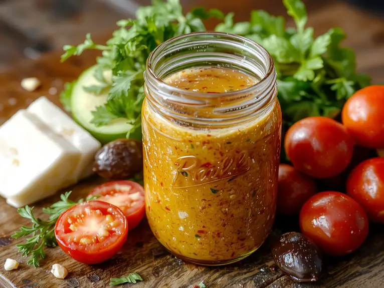 The Best Homemade Greek Salad Dressing Recipe 2 herbaceous mediterranean flavor enhancer 28v0k