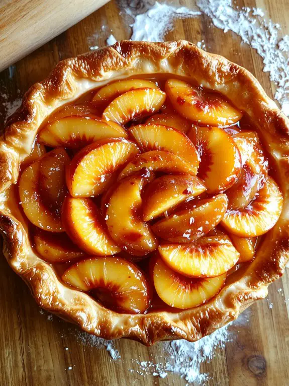 homemade peach pie recipe