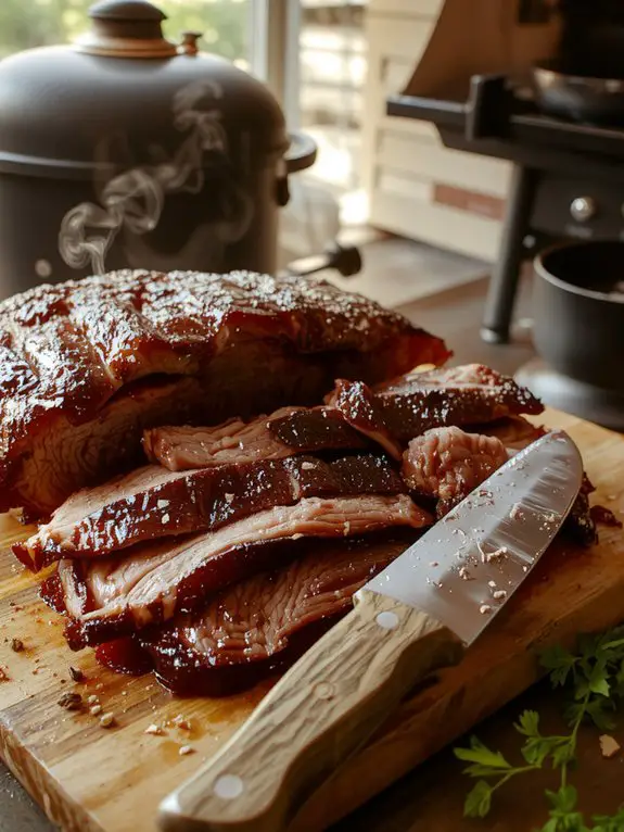 homemade smoky beef brisket