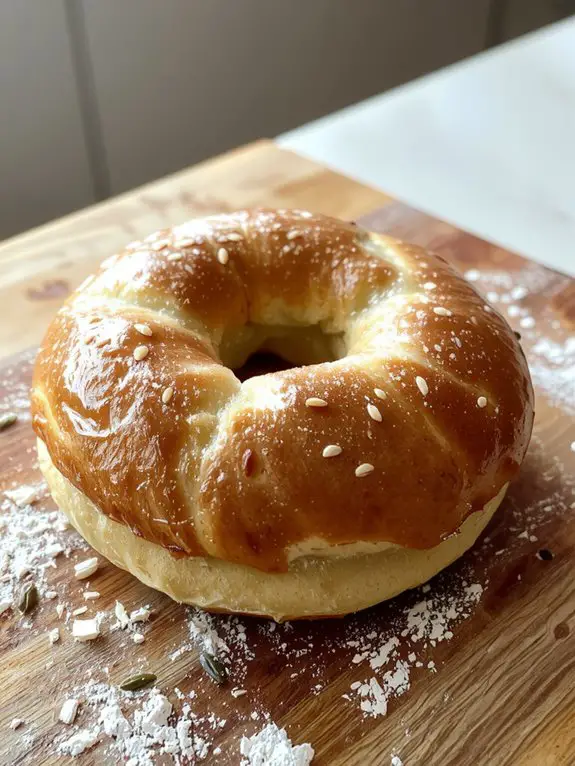 homemade sourdough bagel recipe