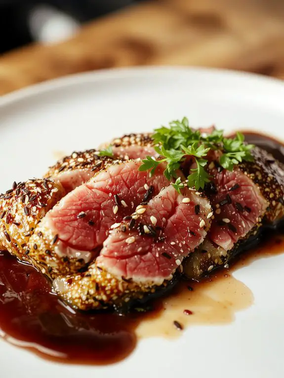 The Best Homemade Ahi Tuna Recipe 3 hot pan quick sear
