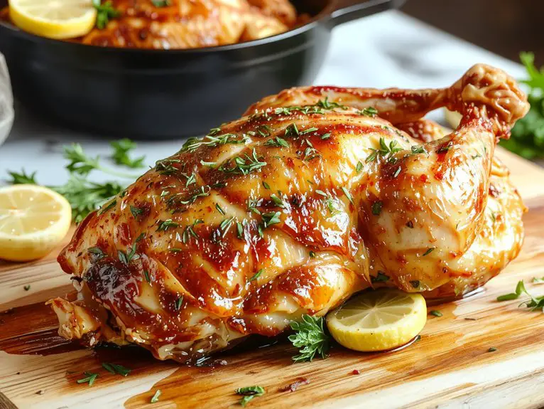 The Best Homemade Roast Chicken Recipe 2 juicy flavorful oven roasted chicken 62l3z