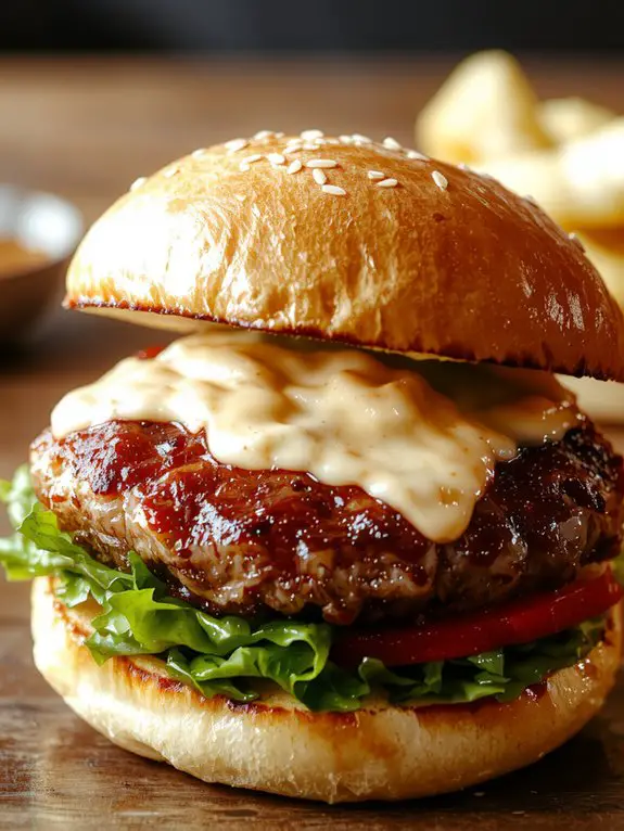 juicy homemade smashburger perfection